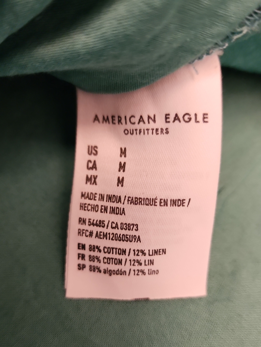 American Eagle Blue Floral Cotton Slip Dress with White Daisies - Picture 12 of 17